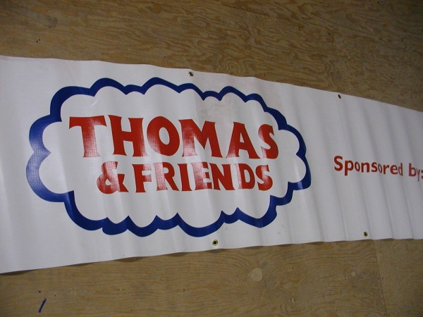 Custom Banners, Digital Print Banners, Graphics Decal Banners :: Thomas and Friends New York State Fair Banner, child banner, custom banner, cartoon banner :: Syracuse, NY