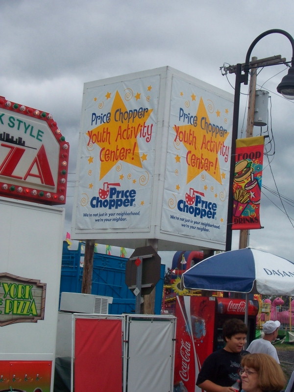 Custom Banners, Digital Print Banners, Graphics Decal Banners :: Price Chopper New York State Fair Banner, mounted banner, digital banner :: Syracuse, NY