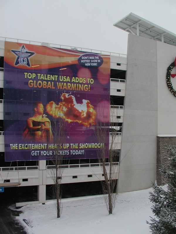 Scrim Banner, Digital Banners :: Turning Stone Resort and Casino 40ft x 40ft Banner (4 stories) :: Verona, NY