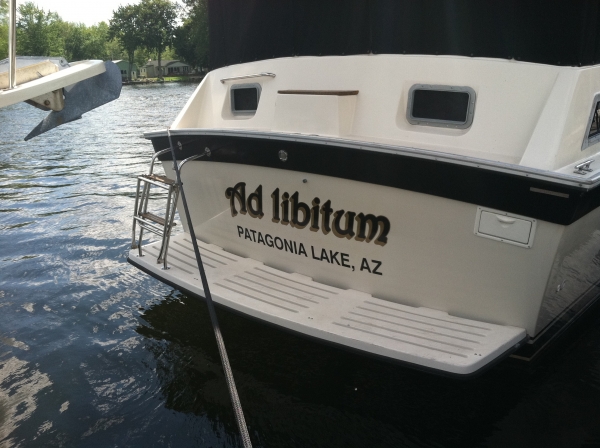 Boat Graphics, Boat Decal :: personalized boat signs, custom boat signs, personal boat signs :: Patagonia Lake, AZ