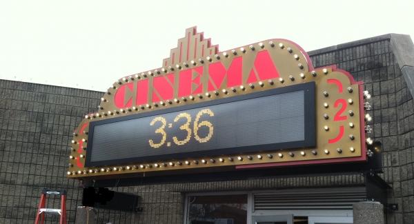 LED Message board sign :: movie theater sign  :: Syracuse NY, central ny, upstate ny, onondaga county